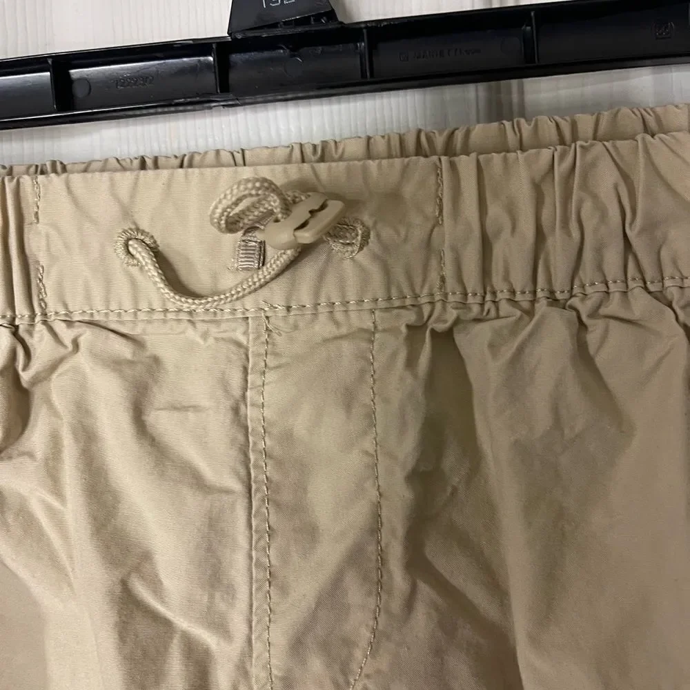 2 pairs of Gap joggers blue and khaki parachute pants size 8